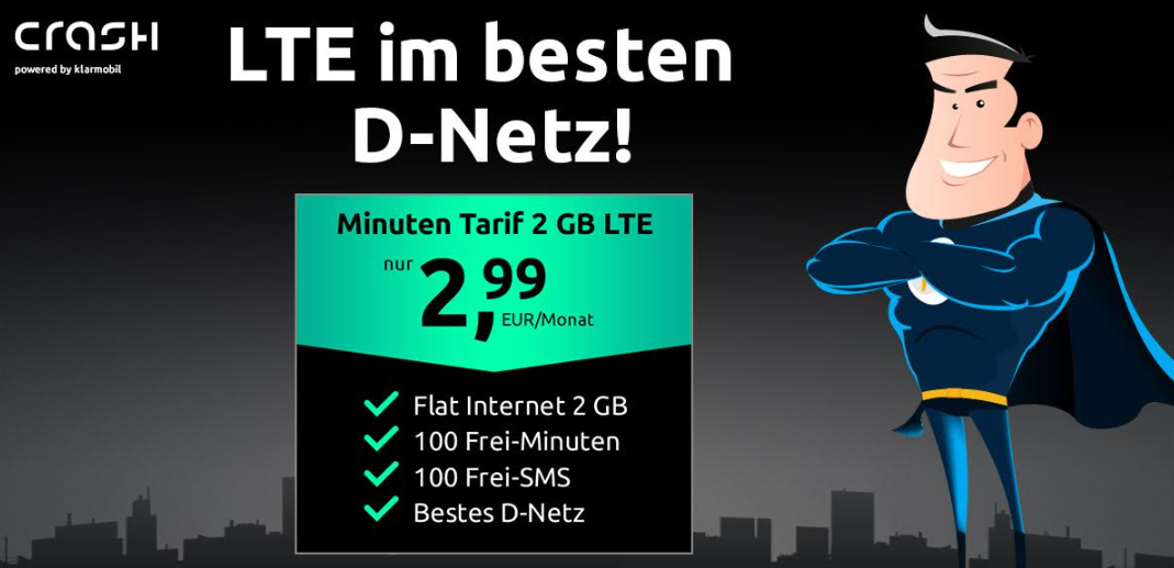 Crash Minuten Tarif Gb Lte Telekom Netz Nur Mtl