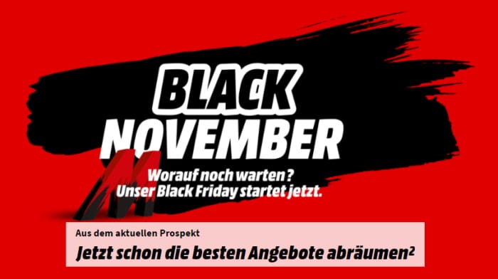 invoeren journalist Adverteerder MediaMarkt Black November: Tolle Deals mit Handyvertrag
