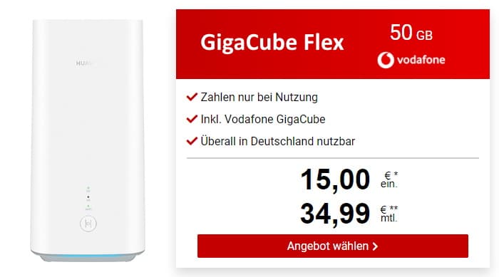 Vodafone Gigacube Die Besten Tarif Angebote Ab Eff 2 50 Mtl