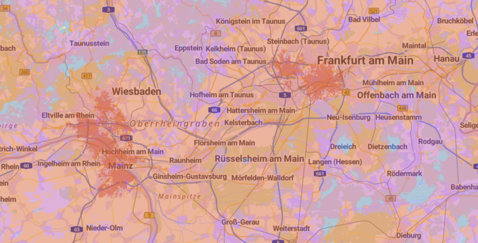 Mobilfunk-Karte Der Bundesnetzagentur: D1, D2, O2 Abdeckung Prüfen