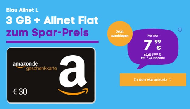 blau allnet l mit amazon