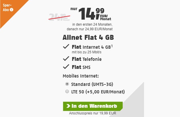 klarmobil allnet flat 4000 telekomnetz