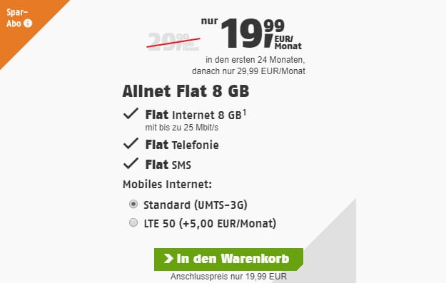 klarmobil allnet-flat 8000