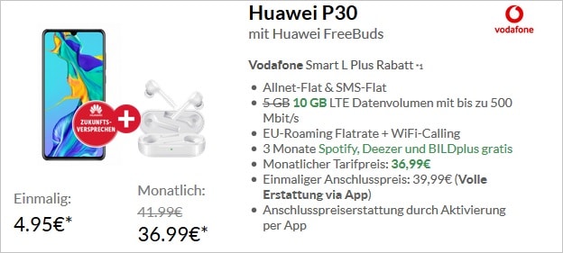 huawei freebuds vodafone