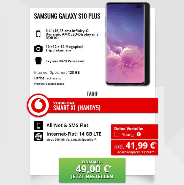 vodafone deals s10