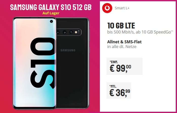 s10 vodafone deals